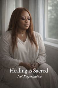 Healing is sacred, Not Performative