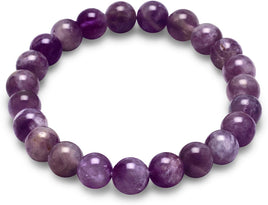 Charged Amethyst  Bracelet