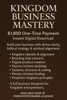 Kingdom Business Mastery Course