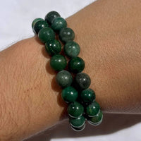 Charged African Jade Bracelet