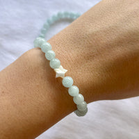 Charged Aquamarine Star Bracelet