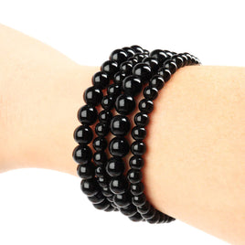 Charged Black Obsidian Bracelet