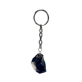 Raw Obsidian Keychain