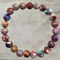 Charged Purple Sea Sediment Jasper Bracelet