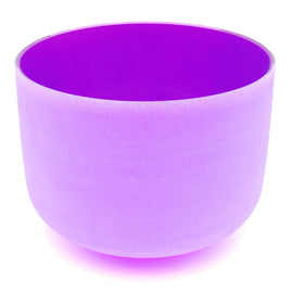 Crystal Singing Bowl – Violet/Crown, 10″, B-Note