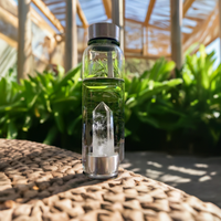 Charged Clear Quartz Water Bottle