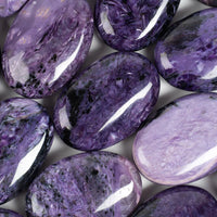 Charoite Palm Stone