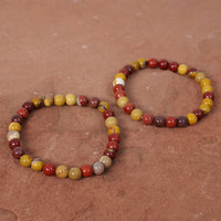 Charged Mookaite Jasper Bracelet