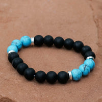 Charged Black Tourmaline & Hematite Bracelet