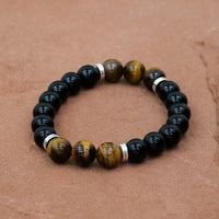 Charged Black Tourmaline & Hematite Bracelet