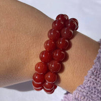 Charged Red Carnelian Bracelet