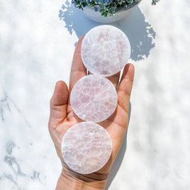 Selenite Charging Slab Disc