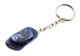 Tumbled Sodalite Keychain