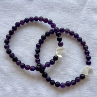 Charged Amethyst Moon Bracelet