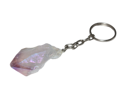 Raw Lavender Aura Keychain