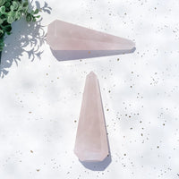 ROSE QUARTZ CRYSTAL RING STAND HOLDER