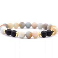 Charged Moonstone Black Tourmaline Bracelet