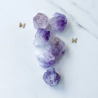 AMETHYST RAW SEMI POLISHED STONE