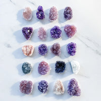 AMETHYST MINI CLUSTERS-2.5CM TO 4CM