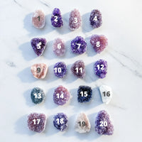 AMETHYST MINI CLUSTERS-2.5CM TO 4CM