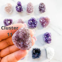 AMETHYST MINI CLUSTERS-2.5CM TO 4CM