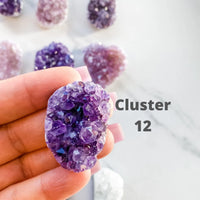 AMETHYST MINI CLUSTERS-2.5CM TO 4CM