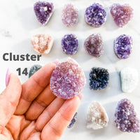 AMETHYST MINI CLUSTERS-2.5CM TO 4CM