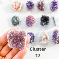 AMETHYST MINI CLUSTERS-2.5CM TO 4CM