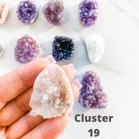 AMETHYST MINI CLUSTERS-2.5CM TO 4CM