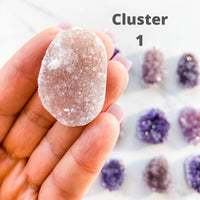 AMETHYST MINI CLUSTERS-2.5CM TO 4CM