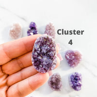 AMETHYST MINI CLUSTERS-2.5CM TO 4CM