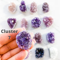 AMETHYST MINI CLUSTERS-2.5CM TO 4CM