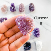 AMETHYST MINI CLUSTERS-2.5CM TO 4CM