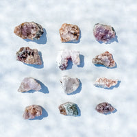 PINK AMETHYST MINI CLUSTERS GEODES