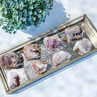 PINK AMETHYST MINI CLUSTERS GEODES