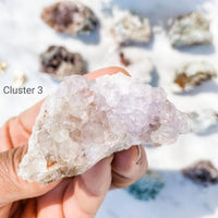 PINK AMETHYST MINI CLUSTERS GEODES