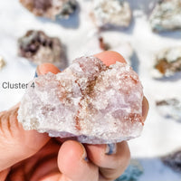 PINK AMETHYST MINI CLUSTERS GEODES