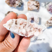 PINK AMETHYST MINI CLUSTERS GEODES