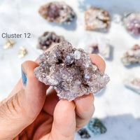 PINK AMETHYST MINI CLUSTERS GEODES